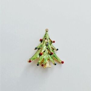 Vintage Christmas Tree Brooch​
